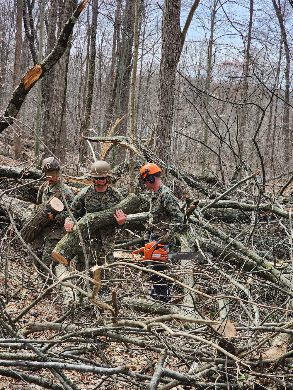 Marines give Scouting America’s Camp Tamarack ability to expand