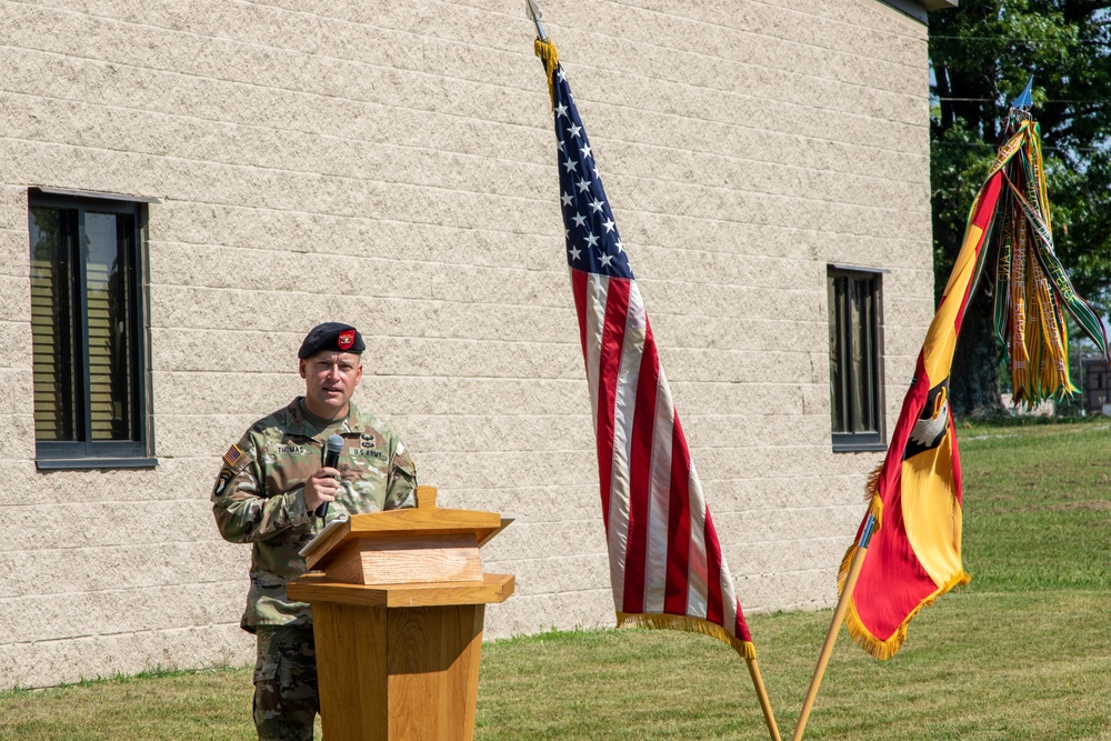 Echo TAB, DIVARTY Unit Activation Ceremony