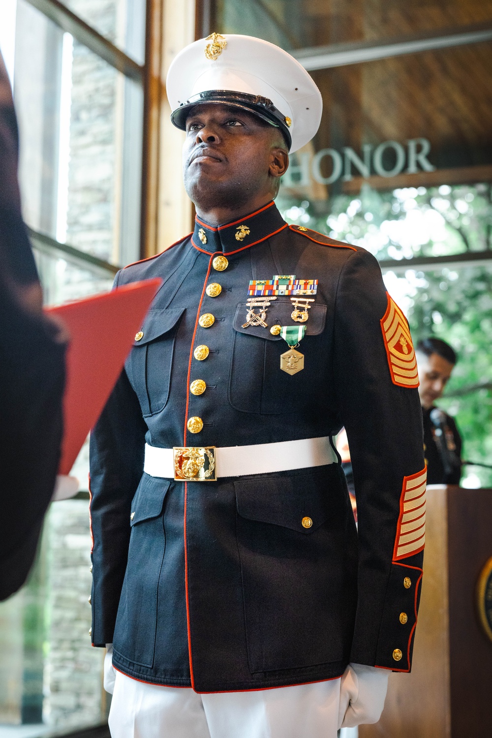 Master Gunnery Sgt. White's Retirement