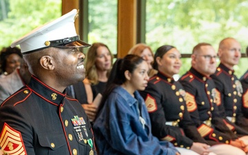 Master Gunnery Sgt. White's Retirement