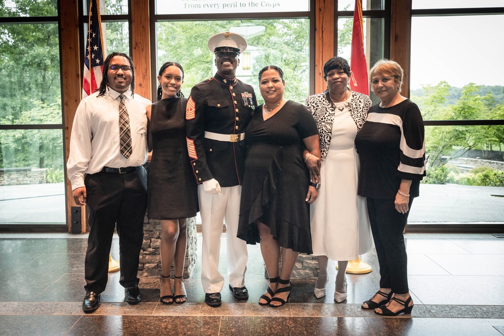 Master Gunnery Sgt. White's Retirement