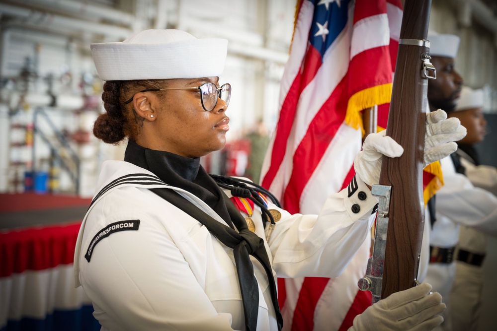 Commander, Navy Reserve Force Change of Command, Retirement Ceremony