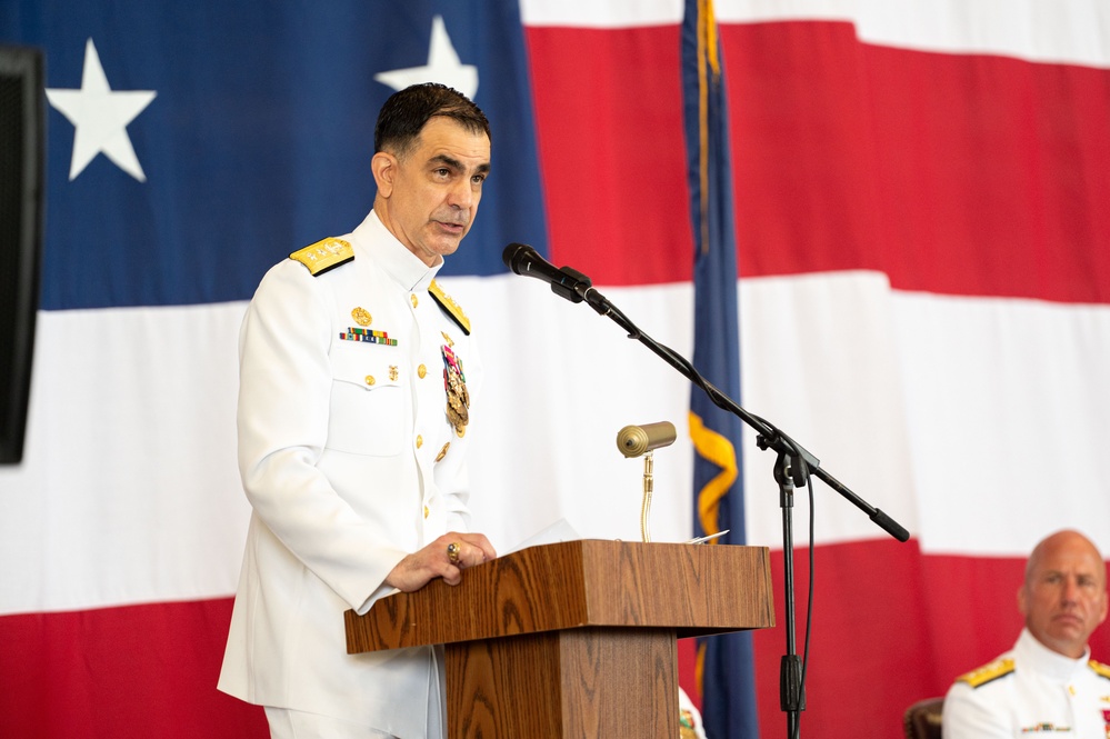 Commander, Navy Reserve Force Change of Command, Retirement Ceremony