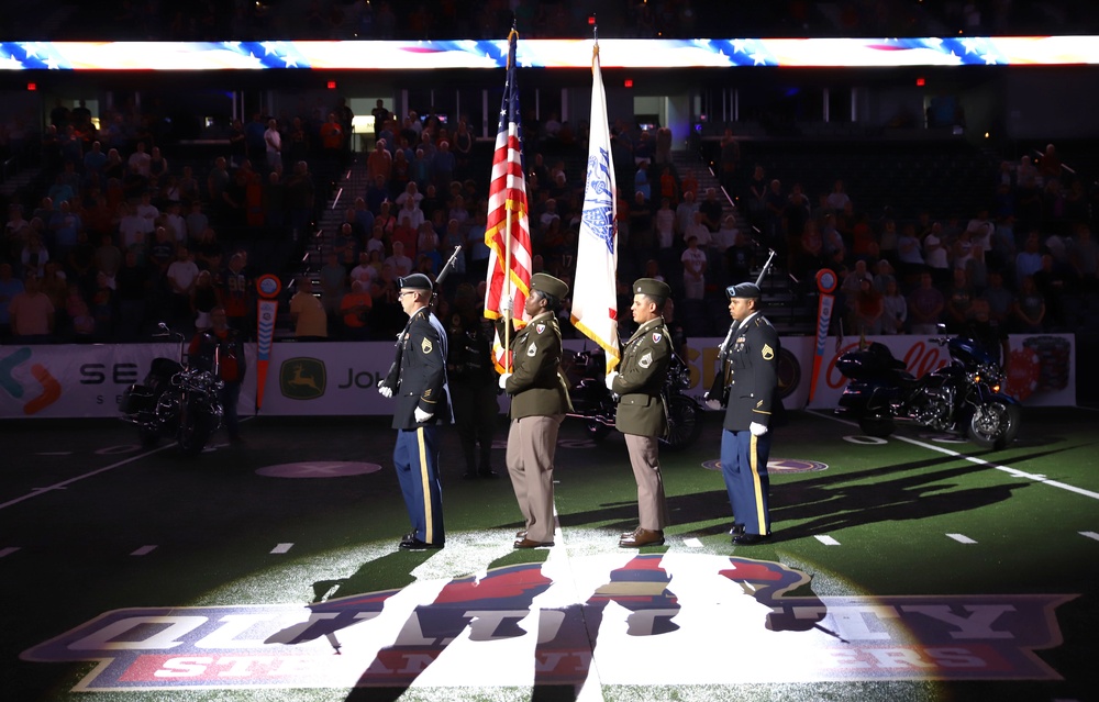 Army Sustainment Command participates in Steamwheelers military appreciation night