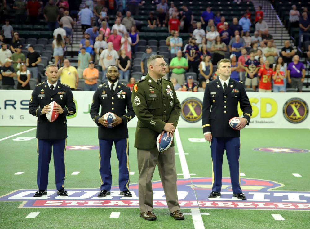 Army Sustainment Command participates in Steamwheelers military appreciation night