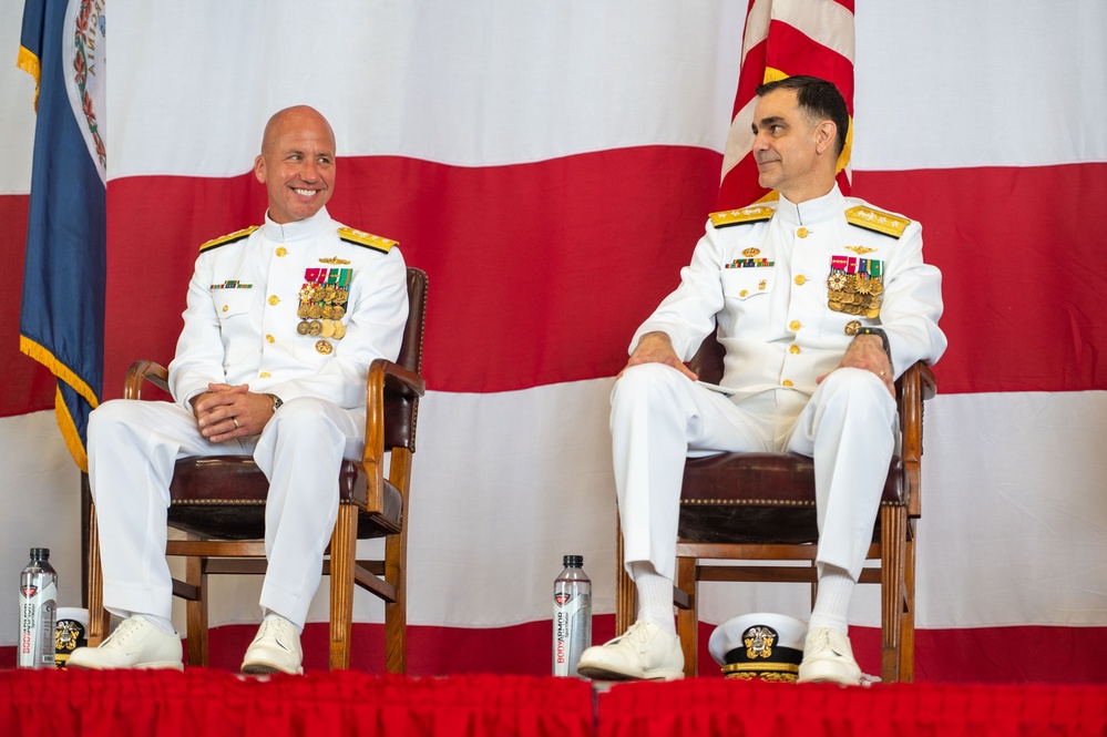 Commander, Navy Reserve Force Change of Command, Retirement Ceremony