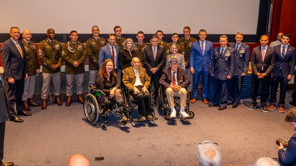 Congressional Gold Medals awarded to WWII Army Rangers