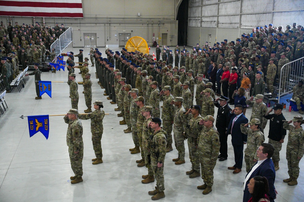 432nd Wing celebrates leadership legacy, welcomes new commander