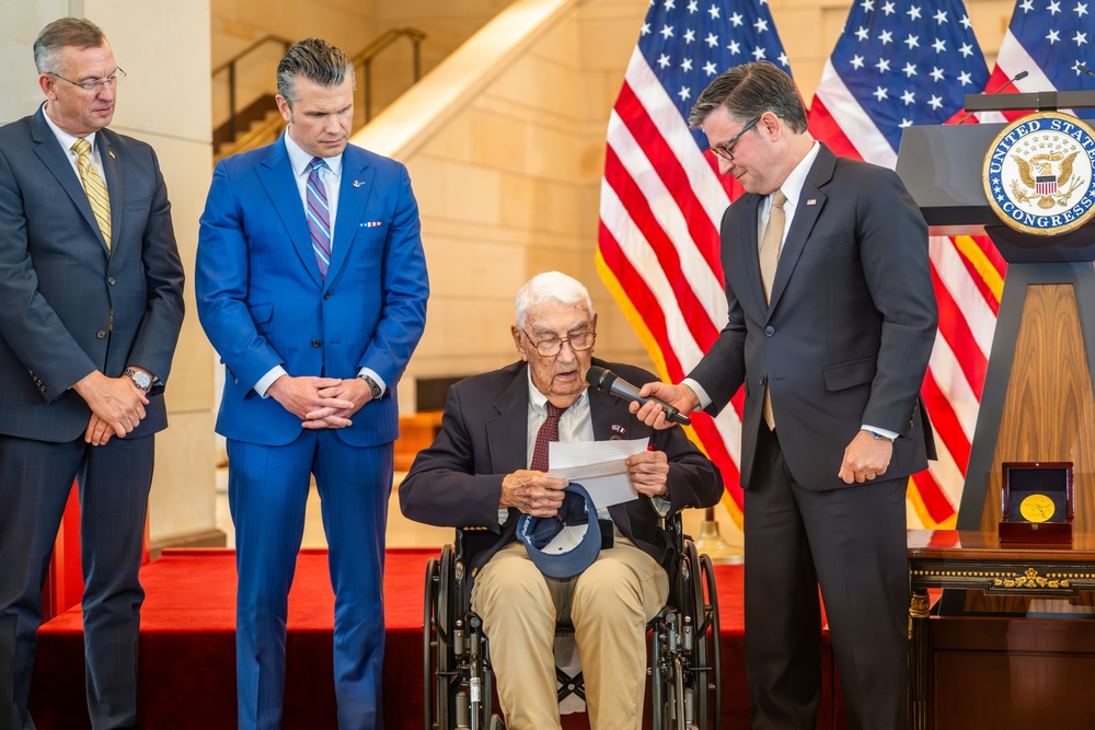 Congressional Gold Medals awarded to WWII Army Rangers