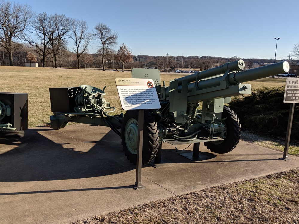 XM124E2 at Memorial Field