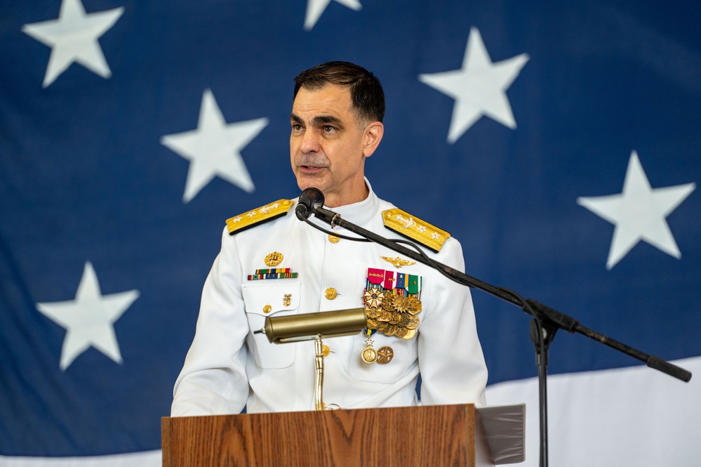 Commander, Navy Reserve Force Change of Command, Retirement Ceremony