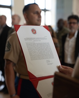 Staff Sgt. Kent Estrada Named 2024 Marine Corps League Reservist of the Year