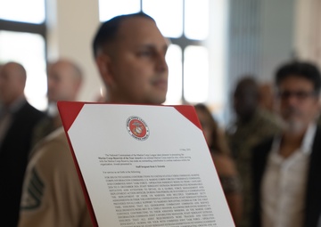 Staff Sgt. Kent Estrada Named 2024 Marine Corps League Reservist of the Year
