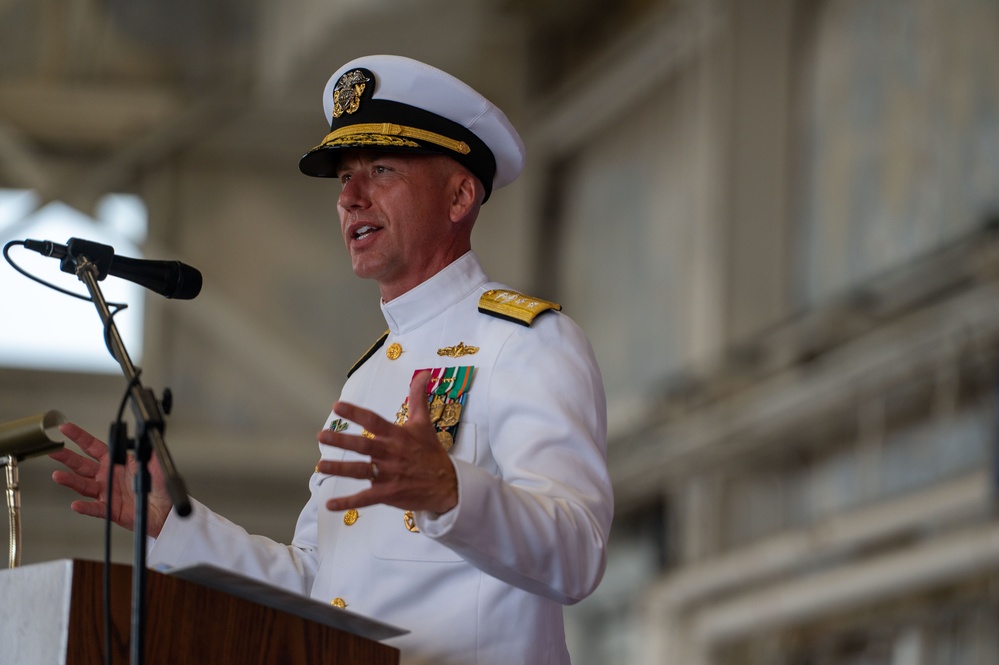 Commander, Navy Reserve Force Change of Command, Retirement Ceremony
