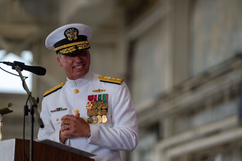 Commander, Navy Reserve Force Change of Command, Retirement Ceremony