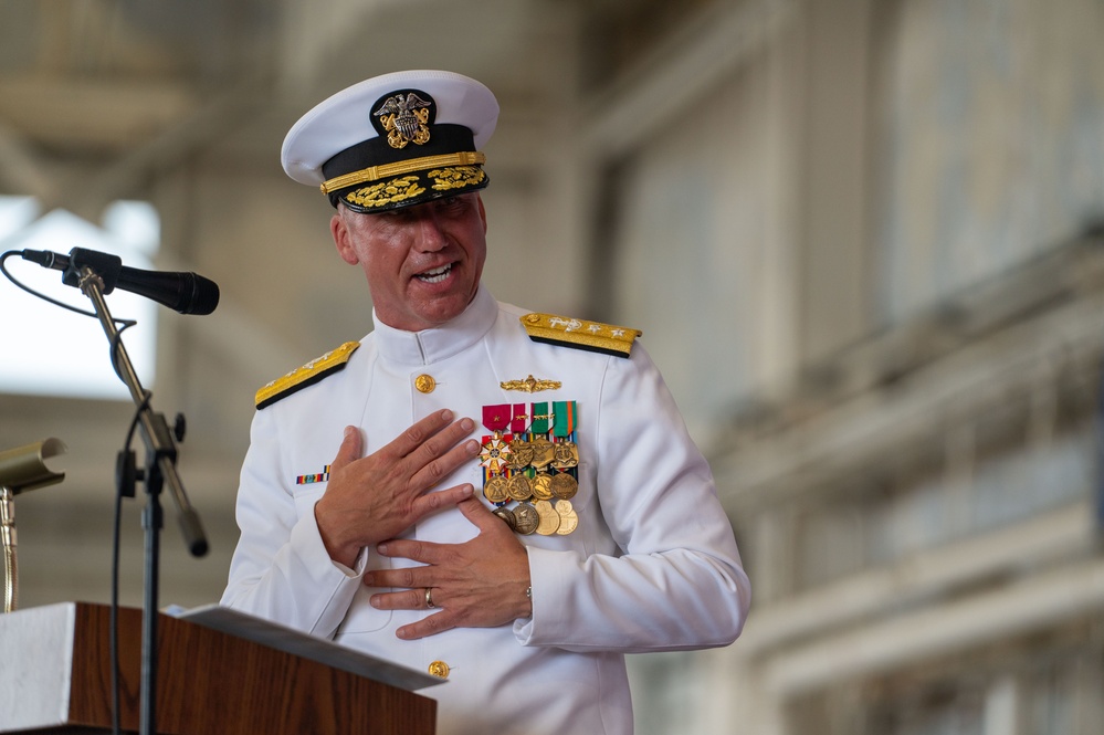 Commander, Navy Reserve Force Change of Command, Retirement Ceremony