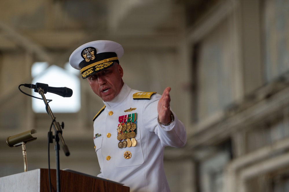 Commander, Navy Reserve Force Change of Command, Retirement Ceremony