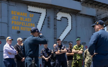 Abraham Lincoln hosts Swedish Defense Materiel Administration