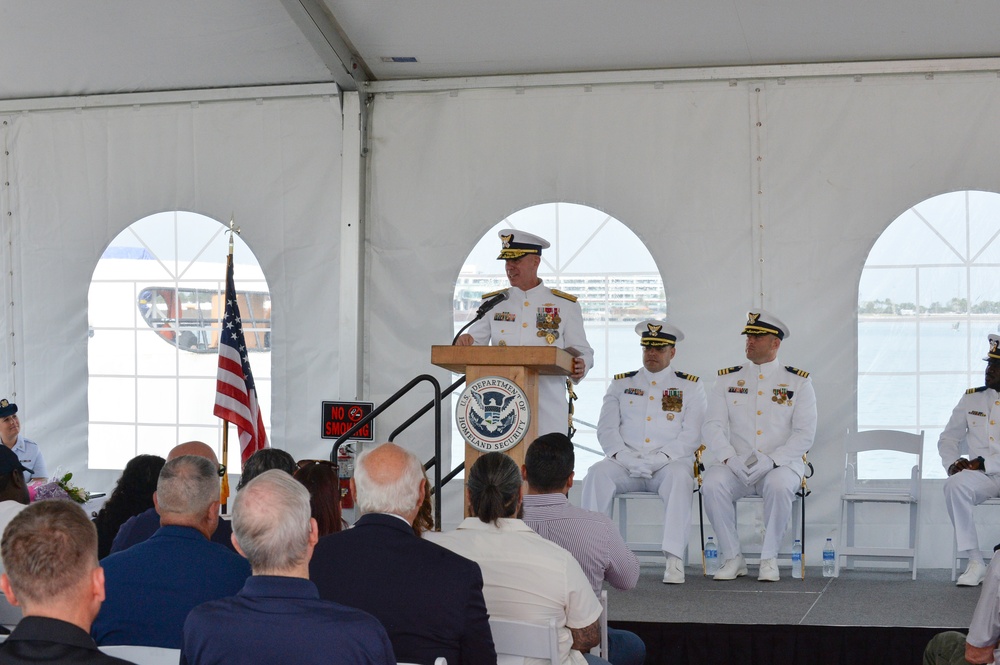 Coast Guard Cutter Alert holds change-of-command ceremony