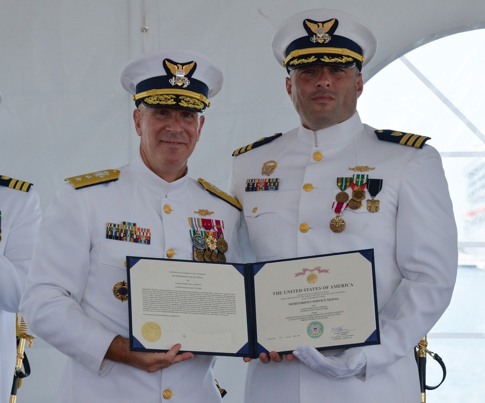 Coast Guard Cutter Alert holds change-of-command ceremony