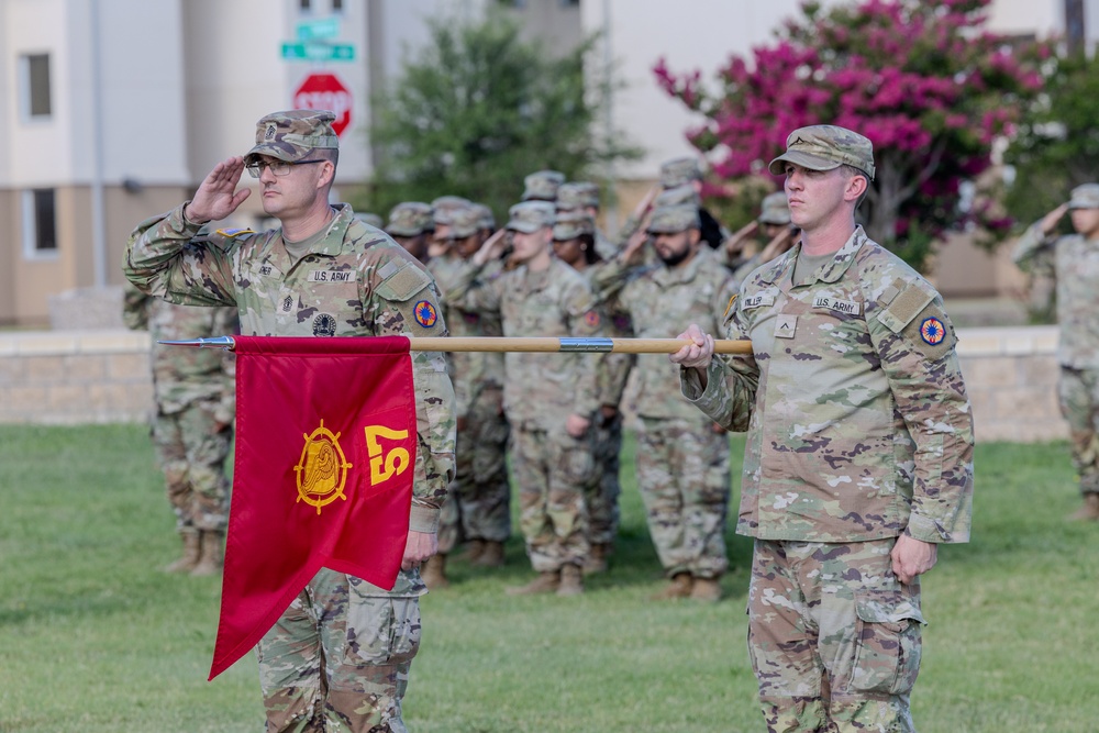 57th Transportation Company, 49th Transportation Battalion welcomes new commander