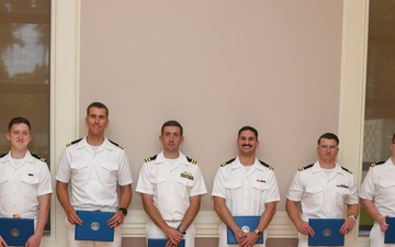 Naval Medical Center Camp Lejeune celebrates graduating family medicine residents and interns, sports medicine fellows, and an obstetric fellow