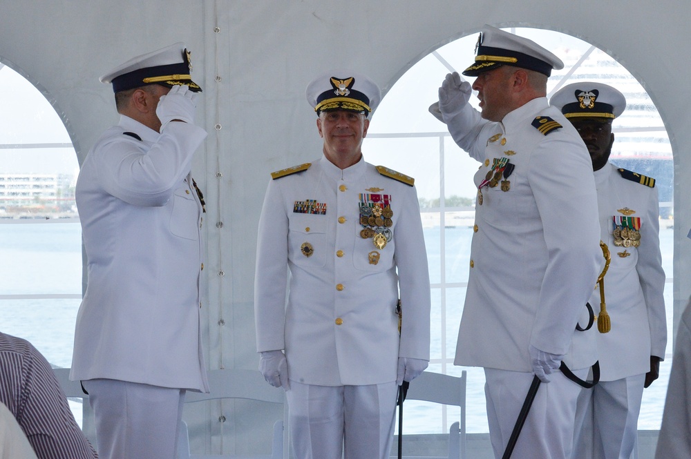 Coast Guard Cutter Alert holds change-of-command ceremony