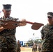 HQBN Sgt. Maj. Mayra Moreno Relinquishes Sword of Office at MCBH