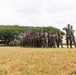 HQBN Sgt. Maj. Mayra Moreno Relinquishes Sword of Office at MCBH