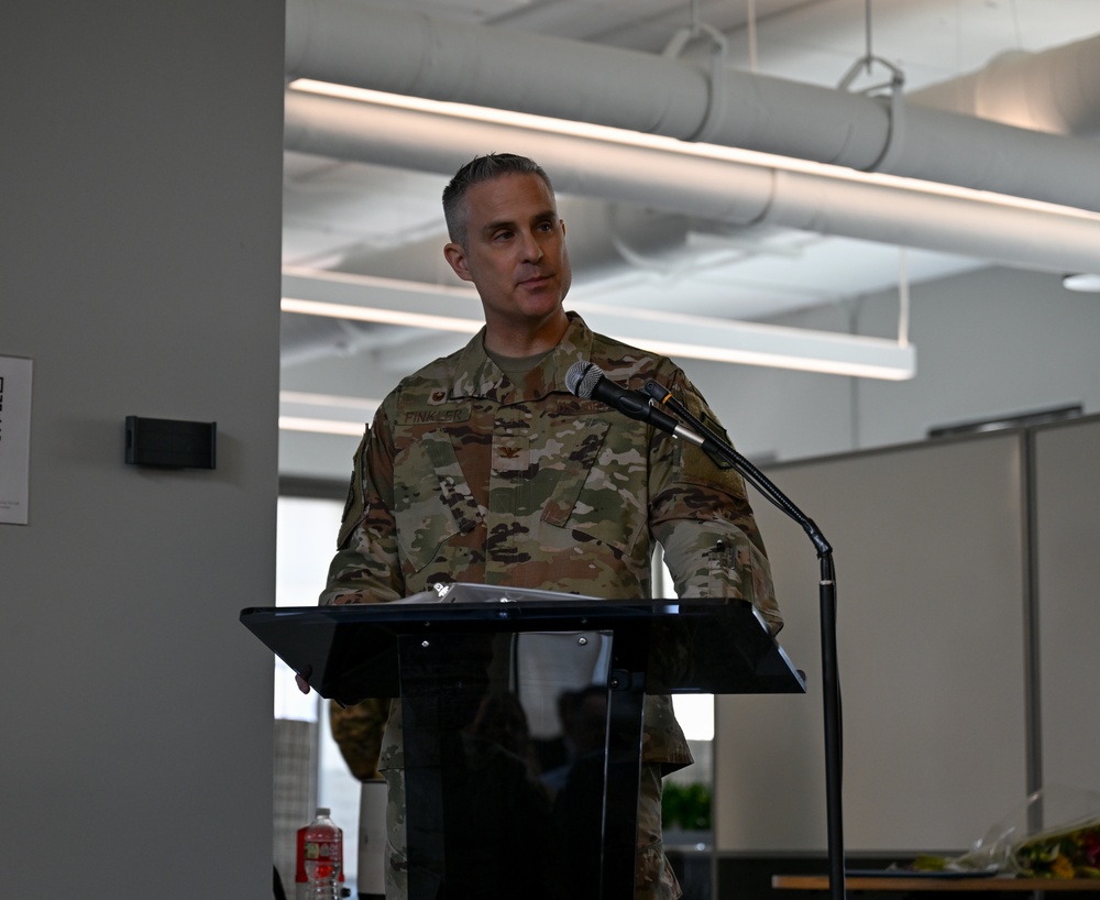 563d Electronic Warfare Squadron change of command