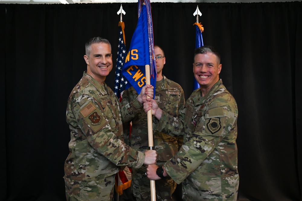 563d Electronic Warfare Squadron change of command