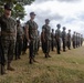HQBN Sgt. Maj. Mayra Moreno Relinquishes Sword of Office at MCBH