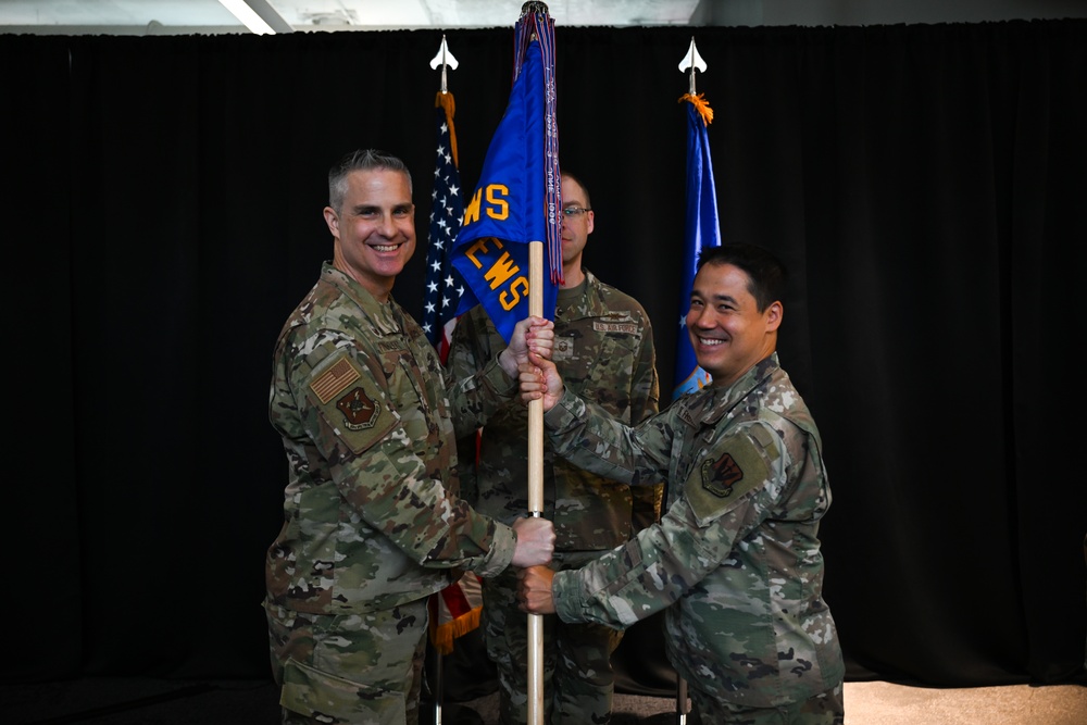 563d Electronic Warfare Squadron change of command