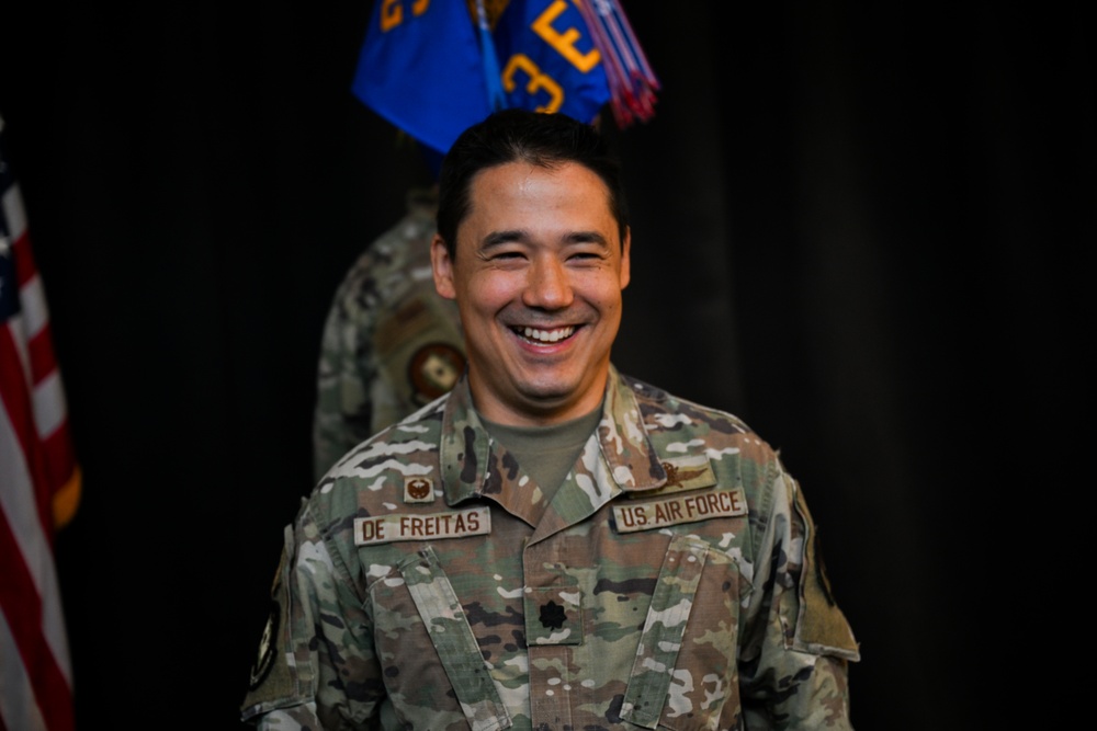 563d Electronic Warfare Squadron change of command