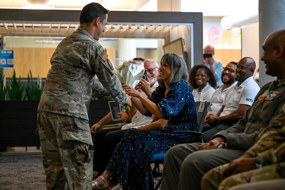 563d Electronic Warfare Squadron change of command