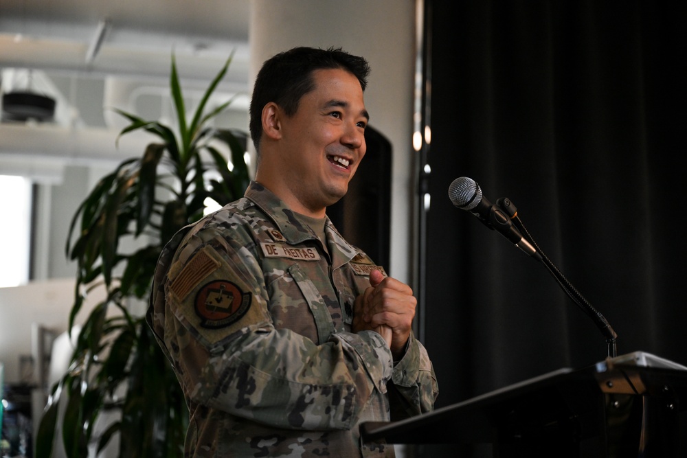 563d Electronic Warfare Squadron change of command