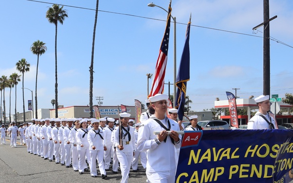 NMRTC Camp Pendleton and EMF 150 Alpha participate in 2025 Oceanside Independence Day Parade