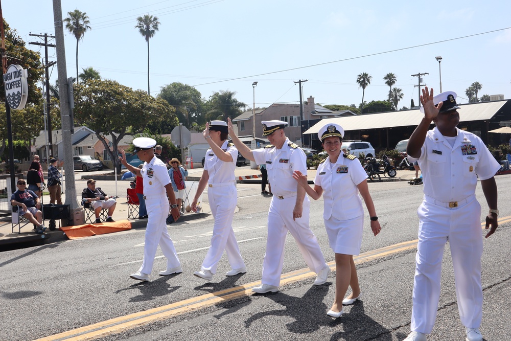 NMRTC Camp Pendleton and EMF 150 Alpha participate in 2025 Oceanside Independence Day Parade