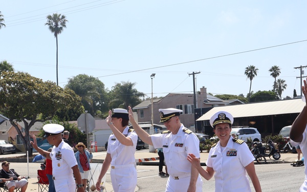 NMRTC Camp Pendleton and EMF 150 Alpha participate in 2025 Oceanside Independence Day Parade