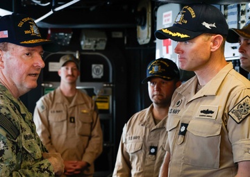 Chairman of the Joint Chiefs of Staff and Commander, U.S. Naval Forces Europe-Africa Visits USS Thomas Hudner (DDG 116)