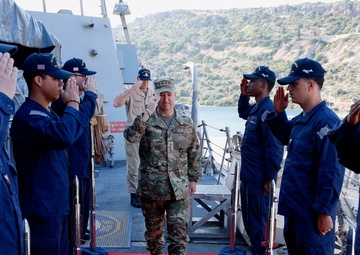 Chairman of the Joint Chiefs of Staff and Commander, U.S. Naval Forces Europe-Africa Visits USS Thomas Hudner (DDG 116)