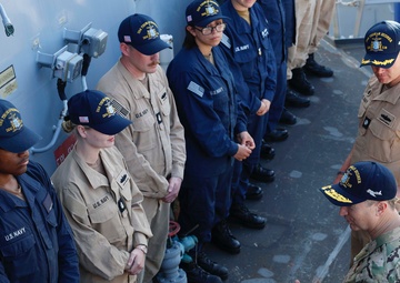 Chairman of the Joint Chiefs of Staff and Commander, U.S. Naval Forces Europe-Africa Visits USS Thomas Hudner (DDG 116)