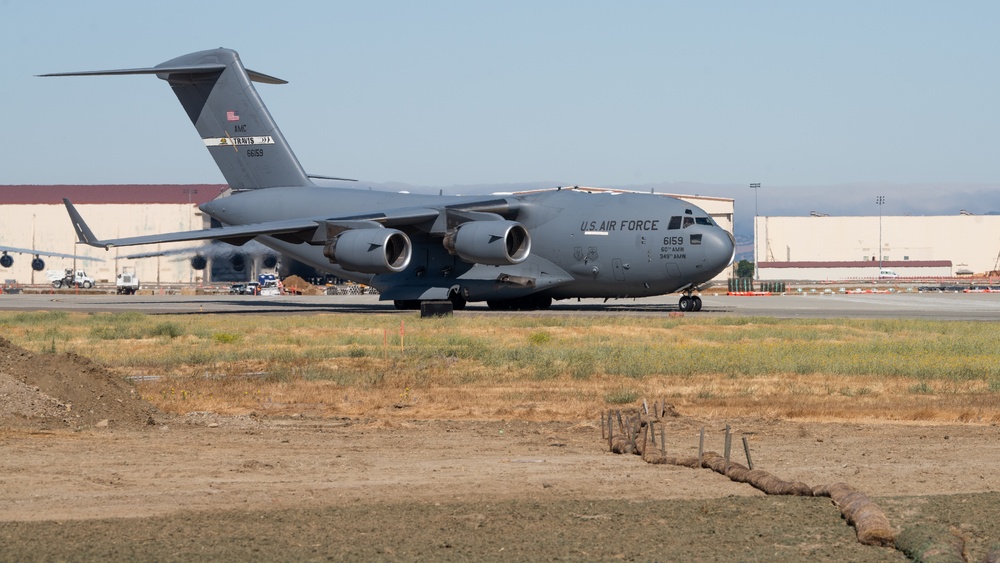 Travis AFB performs two fini flights