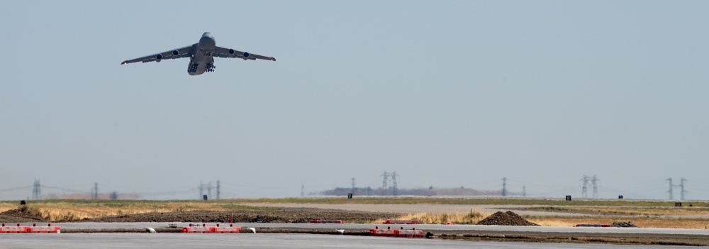 Travis AFB performs two fini flights