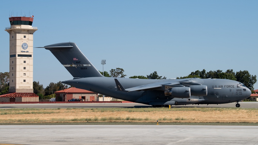 Travis AFB performs two fini flights