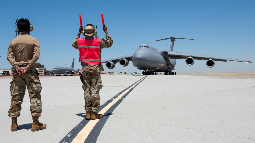 Travis AFB performs two fini flights