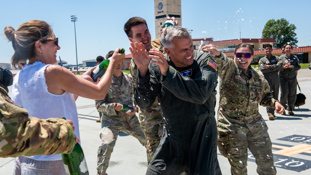 Travis AFB performs two fini flights