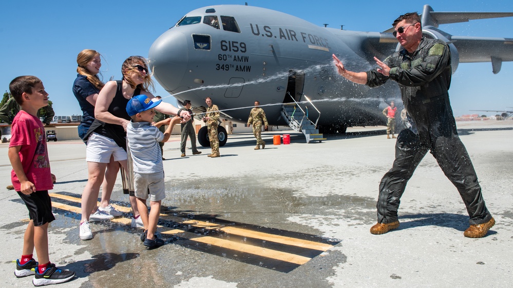 Travis AFB performs two fini flights