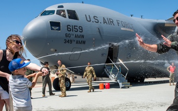Travis AFB performs two fini flights