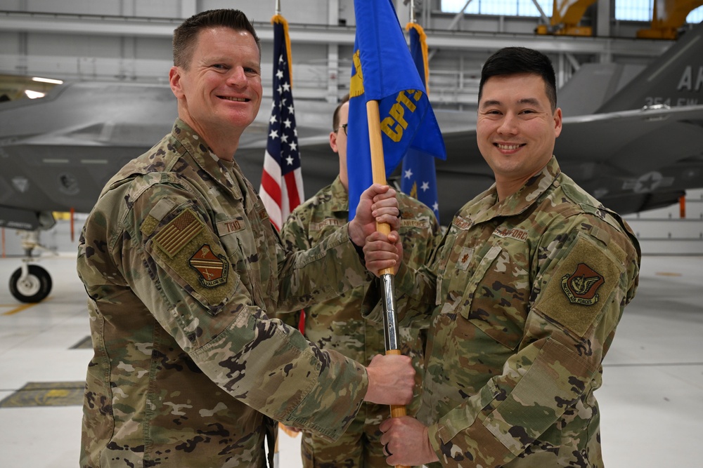 354th CPTS Change of Command
